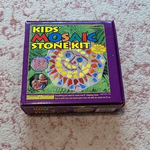 Kids' Mosaic Stone Kit - Colorful Craft Set